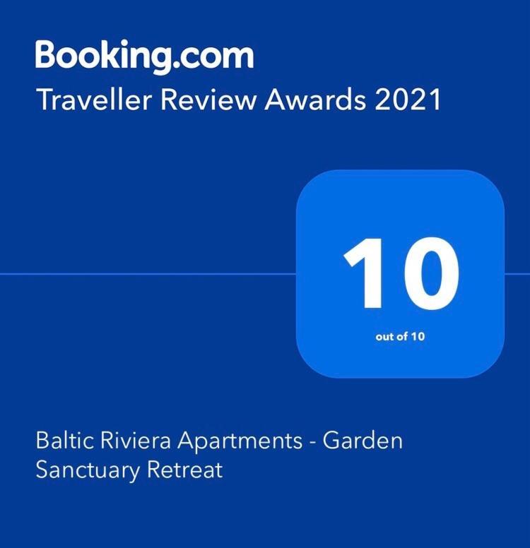 Baltic Riviera Apartments - Garden Sanctuary Retreat Gdansk Exterior foto