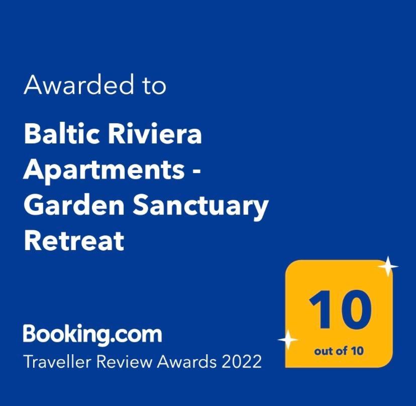 Baltic Riviera Apartments - Garden Sanctuary Retreat Gdansk Exterior foto